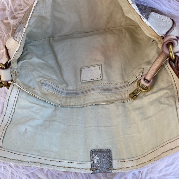 Fossil handbag shoulder bag multi color leather - Picture 3 of 7